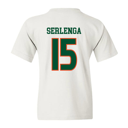 Miami - NCAA Women's Soccer : Allie Serlenga - Replica Shersey Youth T-Shirt-1