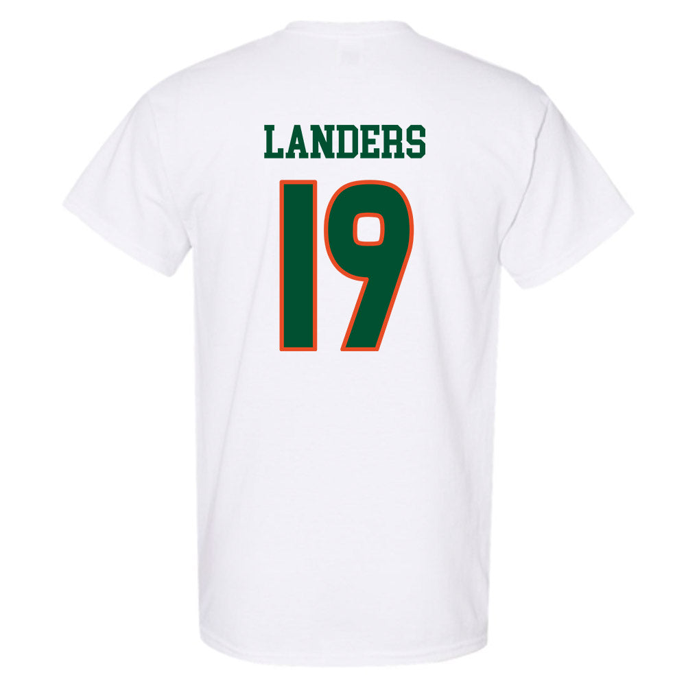 Miami - NCAA Women's Soccer : Madison Landers - Replica Shersey T-Shirt-1