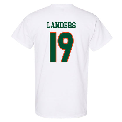 Miami - NCAA Women's Soccer : Madison Landers - Replica Shersey T-Shirt-1