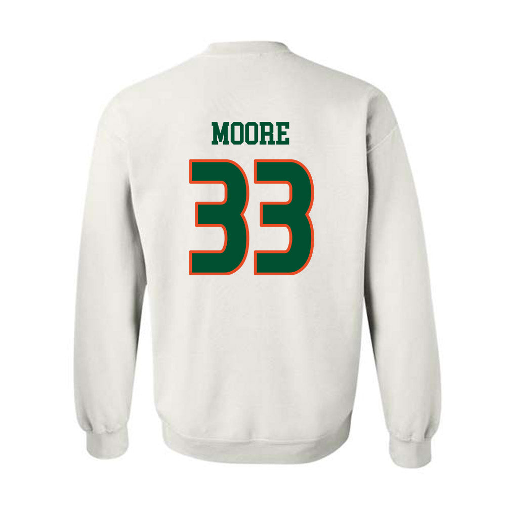 Miami - NCAA Women's Soccer : Hanna Moore - Replica Shersey Crewneck Sweatshirt