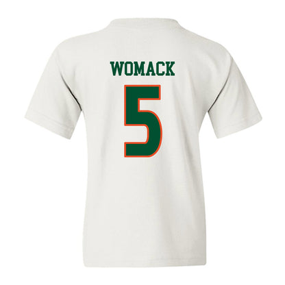 Miami - NCAA Women's Soccer : Jordyn Womack - Replica Shersey Youth T-Shirt-1