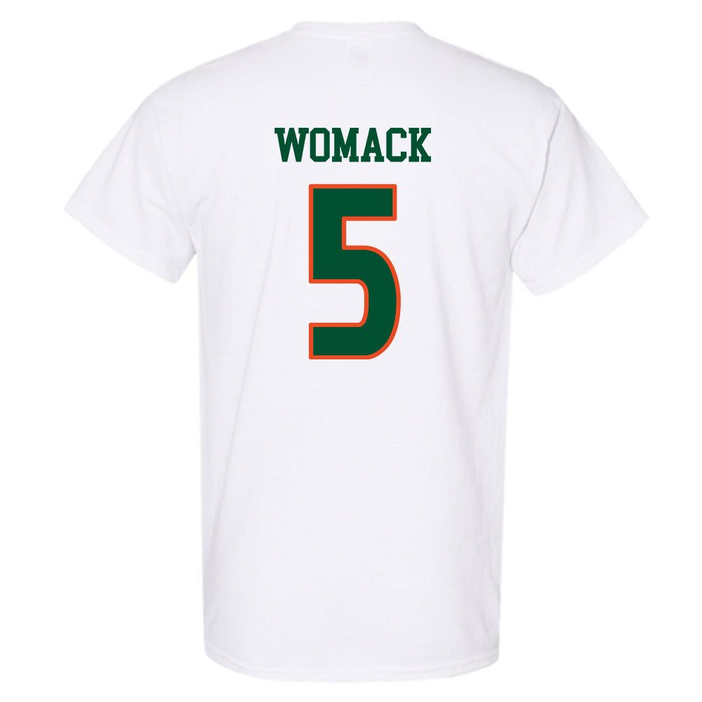 Miami - NCAA Women's Soccer : Jordyn Womack - Replica Shersey T-Shirt-1