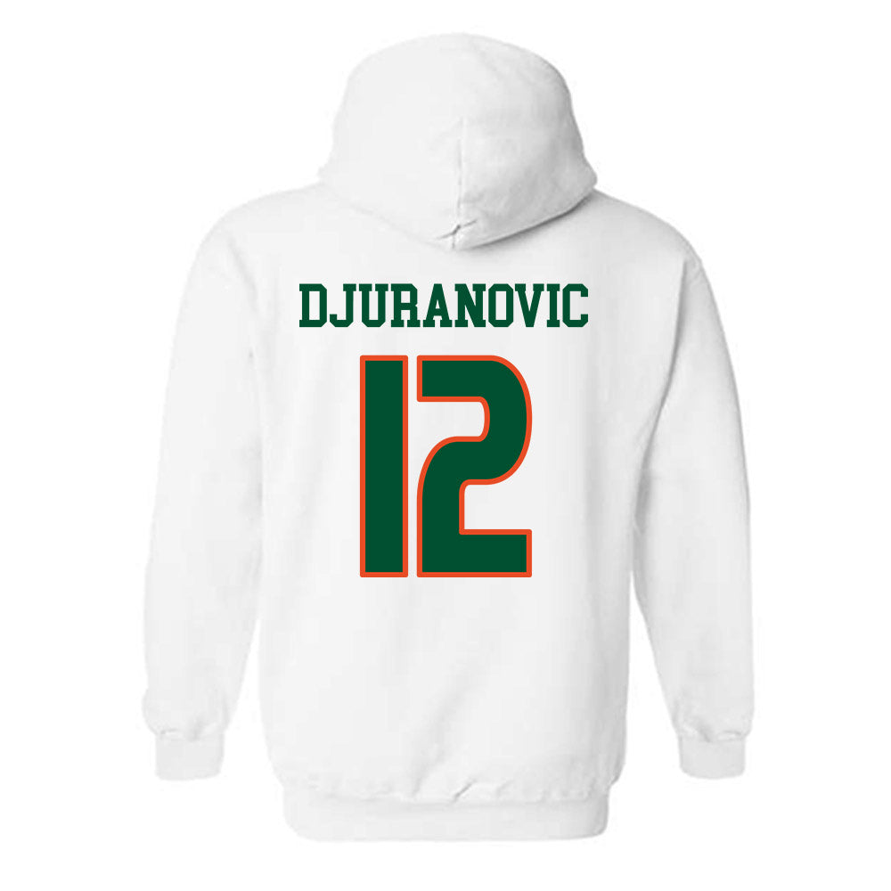 Miami - NCAA Women's Soccer : Lana Djuranovic - Replica Shersey Hooded Sweatshirt