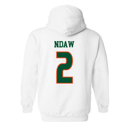 Miami - NCAA Women's Soccer : Dieynaba Ndaw - Replica Shersey Hooded Sweatshirt