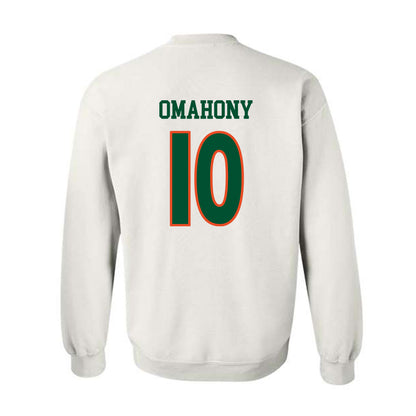 Miami - NCAA Women's Soccer : Eabha Omahony - Replica Shersey Crewneck Sweatshirt-1