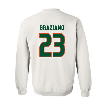 Miami - NCAA Women's Soccer : Faith Graziano - Replica Shersey Crewneck Sweatshirt