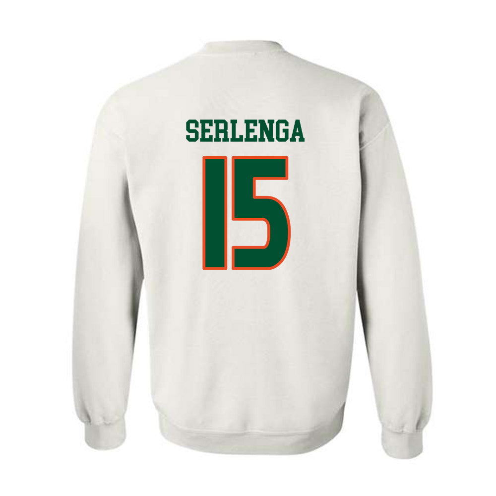 Miami - NCAA Women's Soccer : Allie Serlenga - Replica Shersey Crewneck Sweatshirt-1