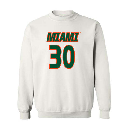 Miami - NCAA Women's Soccer : Zoe Shepherd - Replica Shersey Crewneck Sweatshirt