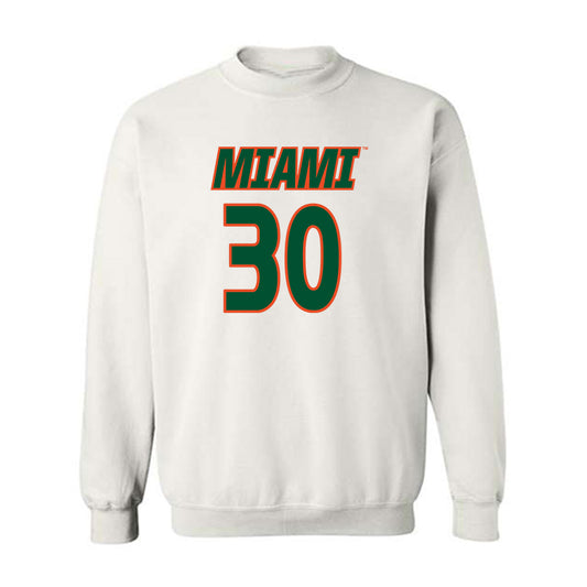 Miami - NCAA Women's Soccer : Zoe Shepherd - Replica Shersey Crewneck Sweatshirt