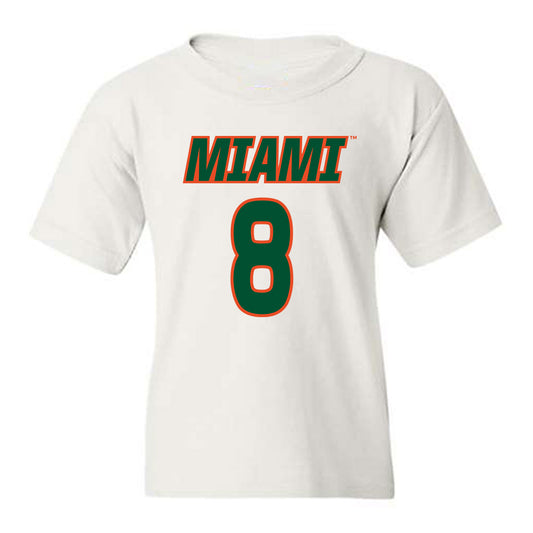 Miami - NCAA Women's Soccer : Ciara Alarcon - Replica Shersey Youth T-Shirt