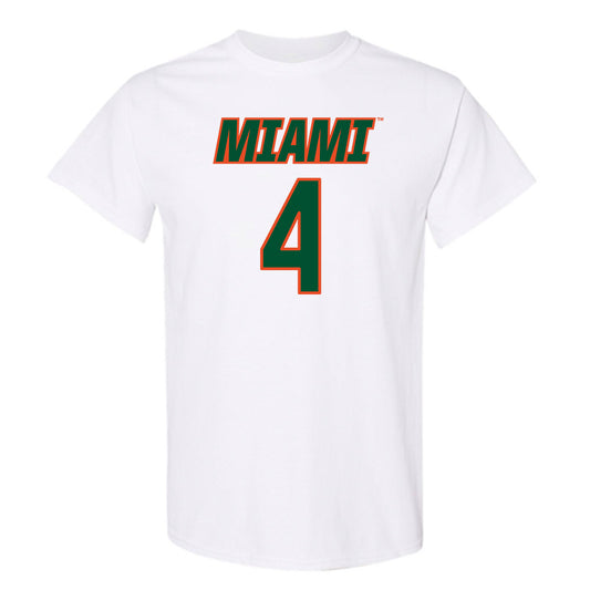 Miami - NCAA Women's Soccer : samantha marella - Replica Shersey T-Shirt-0