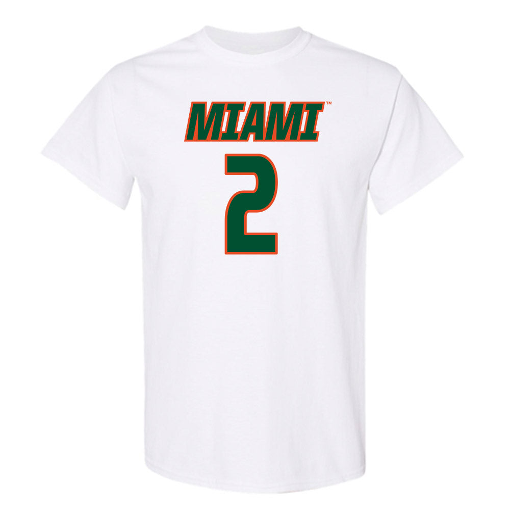 Miami - NCAA Women's Soccer : Emilie Simpson - Replica Shersey T-Shirt-0