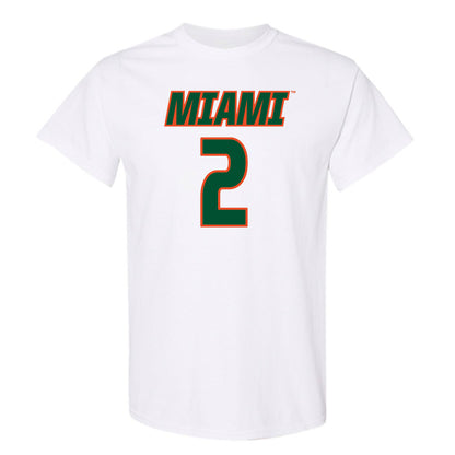 Miami - NCAA Women's Soccer : Emilie Simpson - Replica Shersey T-Shirt-0