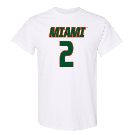 Miami - NCAA Women's Soccer : Emilie Simpson - Replica Shersey T-Shirt-0
