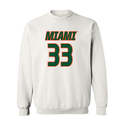 Miami - NCAA Women's Soccer : Hanna Moore - Replica Shersey Crewneck Sweatshirt