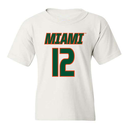Miami - NCAA Women's Soccer : Teegan Melenhorst - Replica Shersey Youth T-Shirt-0