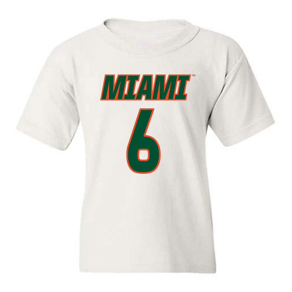 Miami - NCAA Women's Soccer : Tori Grambo - Replica Shersey Youth T-Shirt