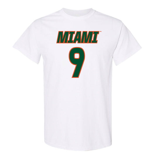 Miami - NCAA Women's Soccer : Giovana Canali - Replica Shersey T-Shirt-0