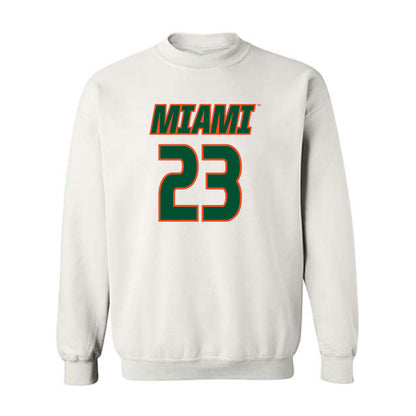 Miami - NCAA Women's Soccer : Faith Graziano - Replica Shersey Crewneck Sweatshirt