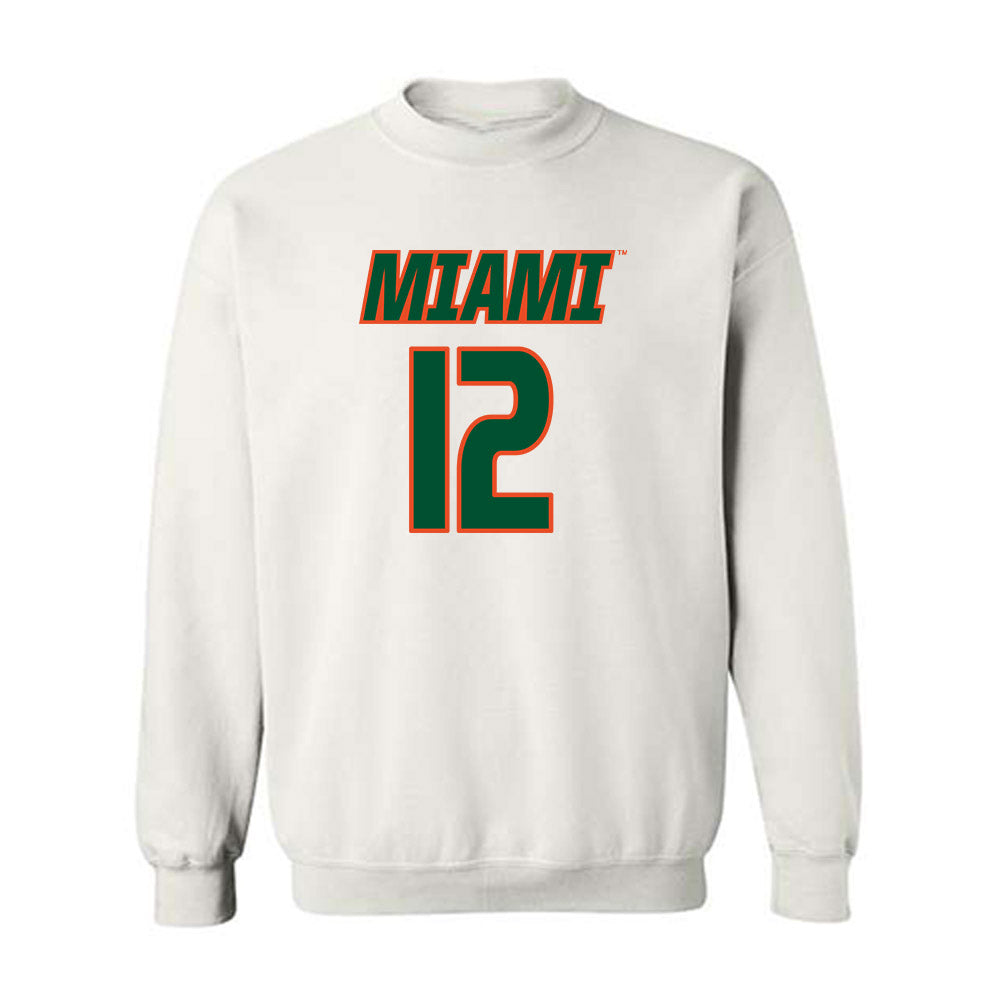 Miami - NCAA Women's Soccer : Lana Djuranovic - Replica Shersey Crewneck Sweatshirt