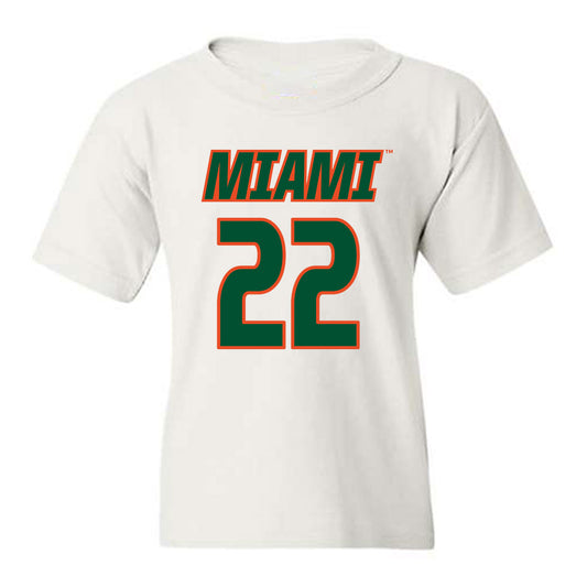 Miami - NCAA Women's Soccer : Brie Severns - Replica Shersey Youth T-Shirt-0