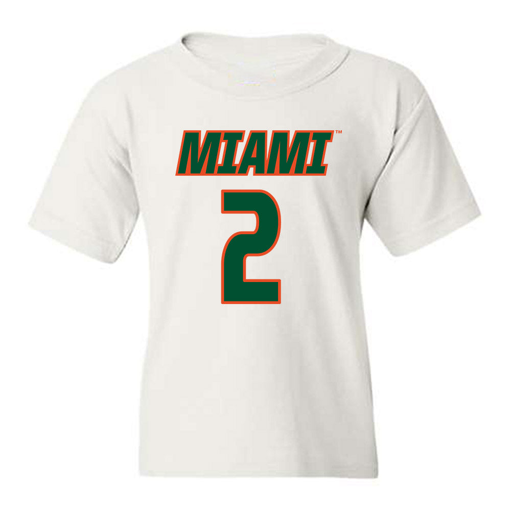 Miami - NCAA Women's Soccer : Emilie Simpson - Replica Shersey Youth T-Shirt-0
