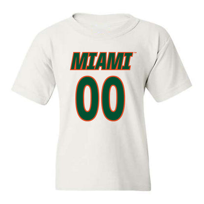 Miami - NCAA Women's Soccer : Claireese Foley - Replica Shersey Youth T-Shirt