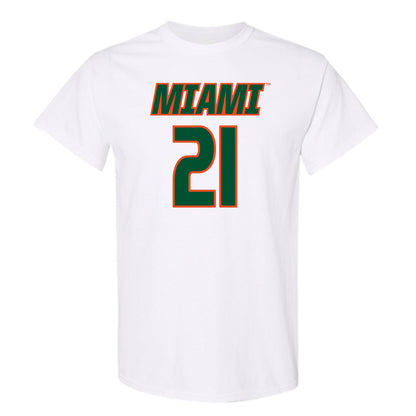 Miami - NCAA Women's Soccer : Kyla Gallagher - Replica Shersey T-Shirt