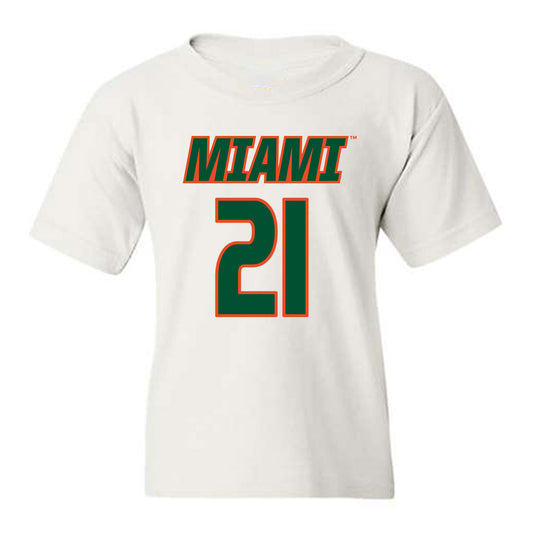 Miami - NCAA Women's Soccer : Kyla Gallagher - Replica Shersey Youth T-Shirt