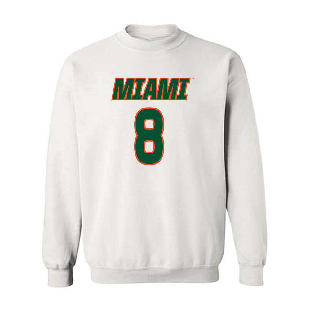 Miami - NCAA Women's Soccer : Ciara Alarcon - Replica Shersey Crewneck Sweatshirt