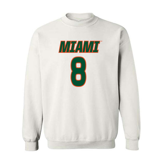 Miami - NCAA Women's Soccer : Ciara Alarcon - Replica Shersey Crewneck Sweatshirt