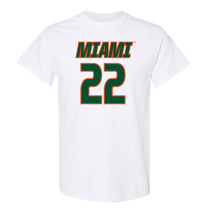 Miami - NCAA Women's Soccer : Brie Severns - Replica Shersey T-Shirt-0