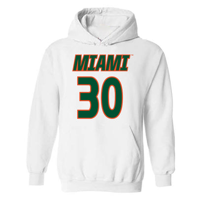 Miami - NCAA Women's Soccer : Zoe Shepherd - Replica Shersey Hooded Sweatshirt