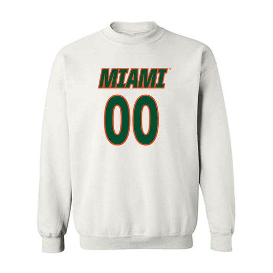 Miami - NCAA Women's Soccer : Claireese Foley - Replica Shersey Crewneck Sweatshirt