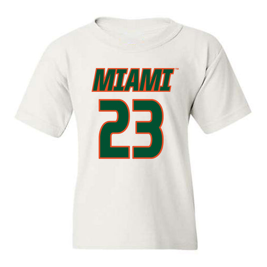 Miami - NCAA Women's Soccer : Faith Graziano - Replica Shersey Youth T-Shirt