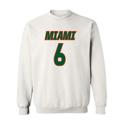 Miami - NCAA Women's Soccer : Tori Grambo - Replica Shersey Crewneck Sweatshirt