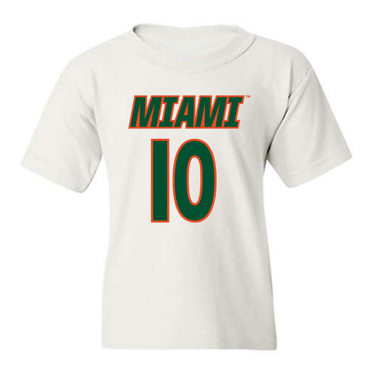 Miami - NCAA Women's Soccer : Eabha Omahony - Replica Shersey Youth T-Shirt-0