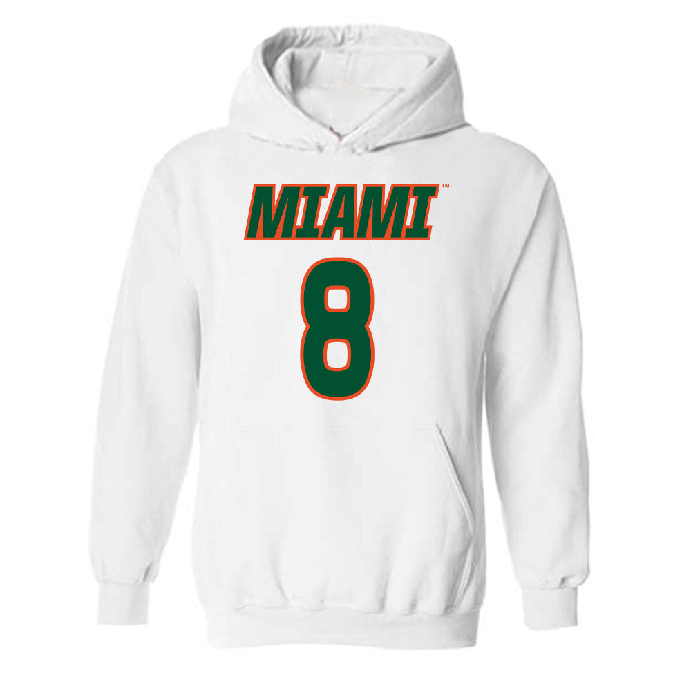 Miami - NCAA Women's Soccer : Ciara Alarcon - Replica Shersey Hooded Sweatshirt