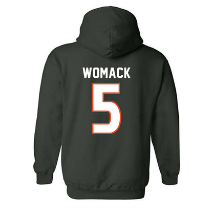 Miami - NCAA Women's Soccer : Jordyn Womack - Replica Shersey Hooded Sweatshirt-1