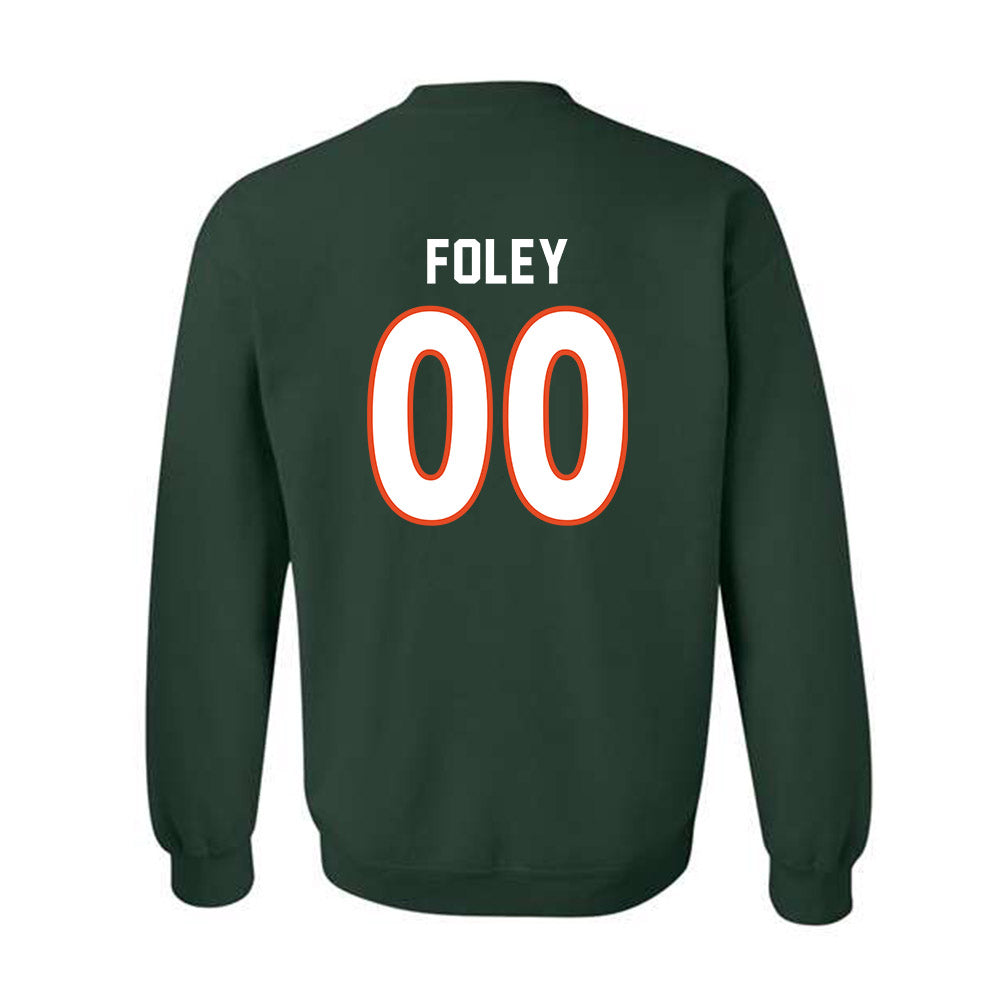 Miami - NCAA Women's Soccer : Claireese Foley - Replica Shersey Crewneck Sweatshirt