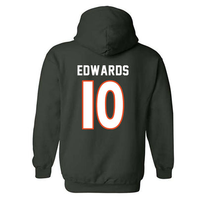 Miami - NCAA Women's Soccer : Julia Edwards - Replica Shersey Hooded Sweatshirt