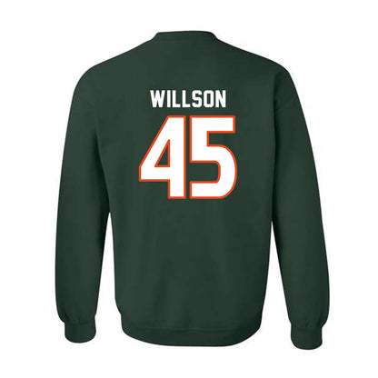 Miami - NCAA Women's Soccer : Gray Willson - Replica Shersey Crewneck Sweatshirt