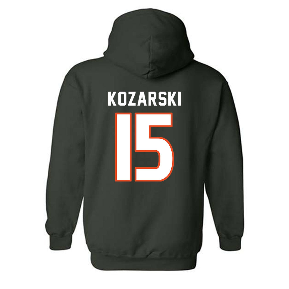 Miami - NCAA Women's Soccer : Gisselle Kozarski - Replica Shersey Hooded Sweatshirt