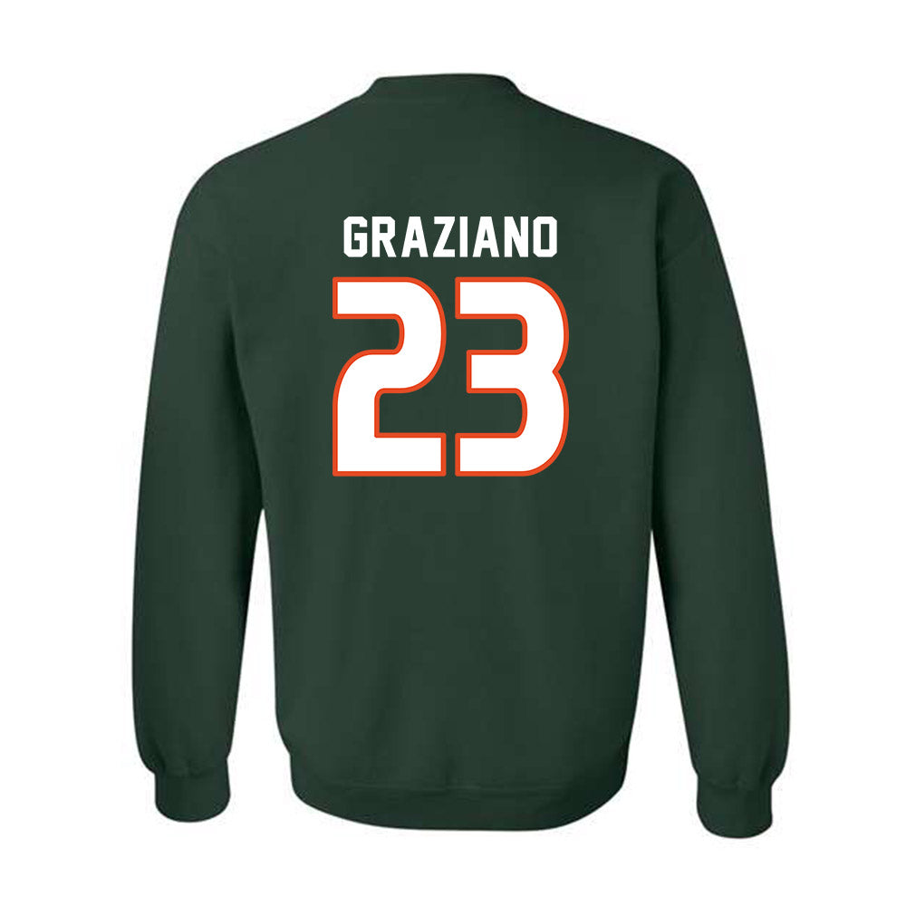 Miami - NCAA Women's Soccer : Faith Graziano - Replica Shersey Crewneck Sweatshirt