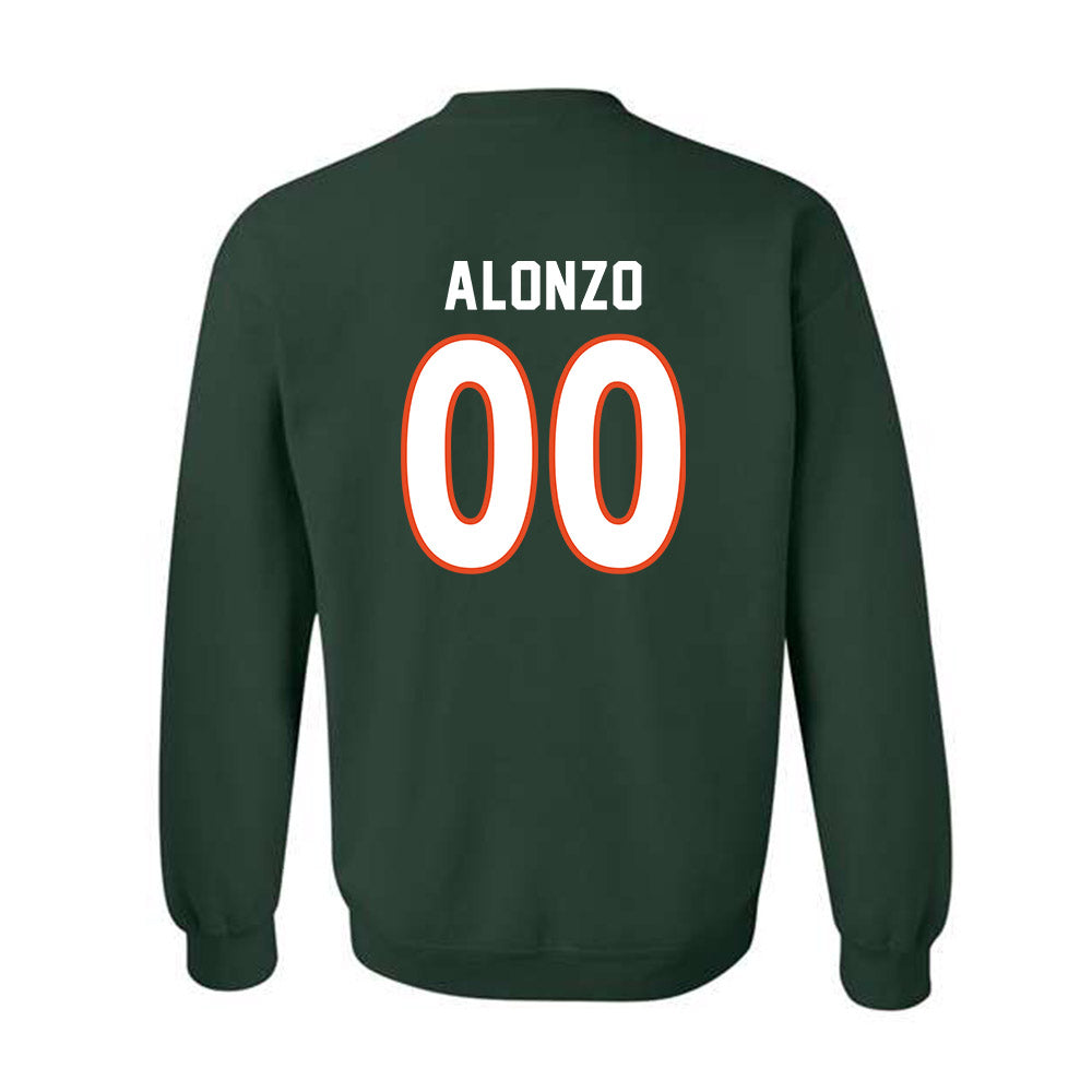 Miami - NCAA Women's Soccer : Vikki Alonzo - Replica Shersey Crewneck Sweatshirt-1