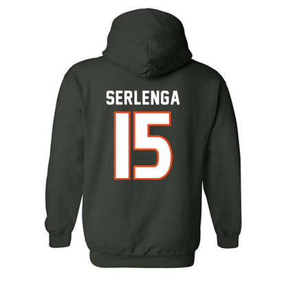 Miami - NCAA Women's Soccer : Allie Serlenga - Replica Shersey Hooded Sweatshirt-1