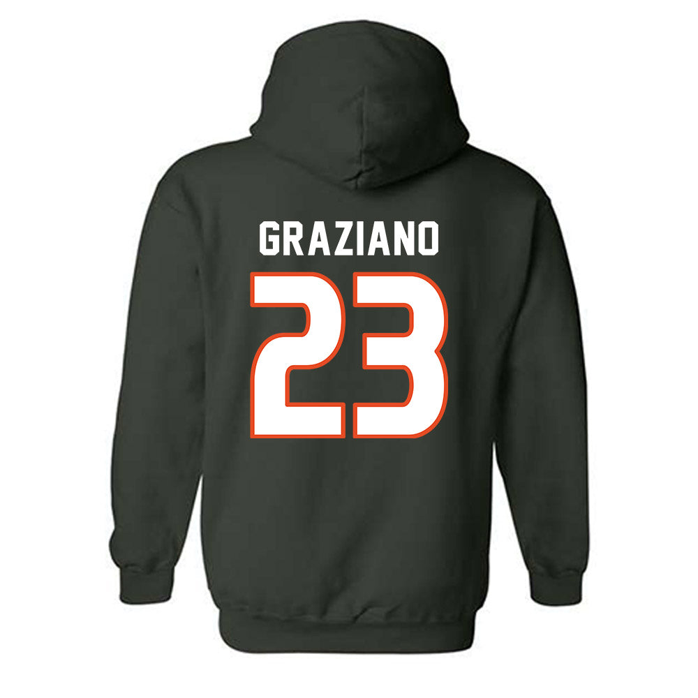 Miami - NCAA Women's Soccer : Faith Graziano - Replica Shersey Hooded Sweatshirt