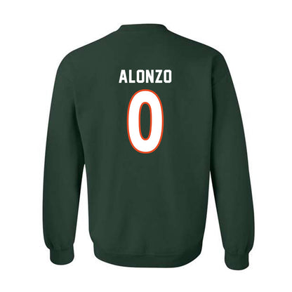 Miami - NCAA Women's Soccer : Vikki Alonzo - Replica Shersey Crewneck Sweatshirt-1