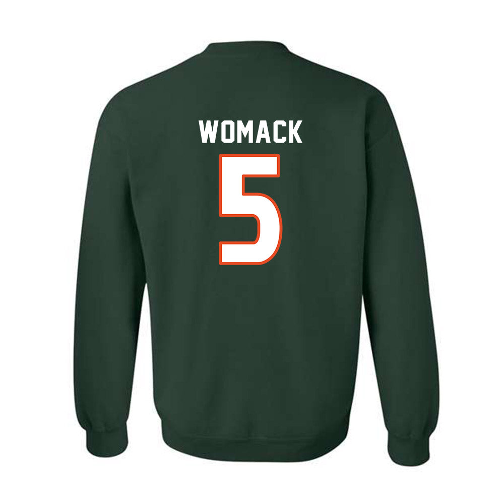 Miami - NCAA Women's Soccer : Jordyn Womack - Replica Shersey Crewneck Sweatshirt-1