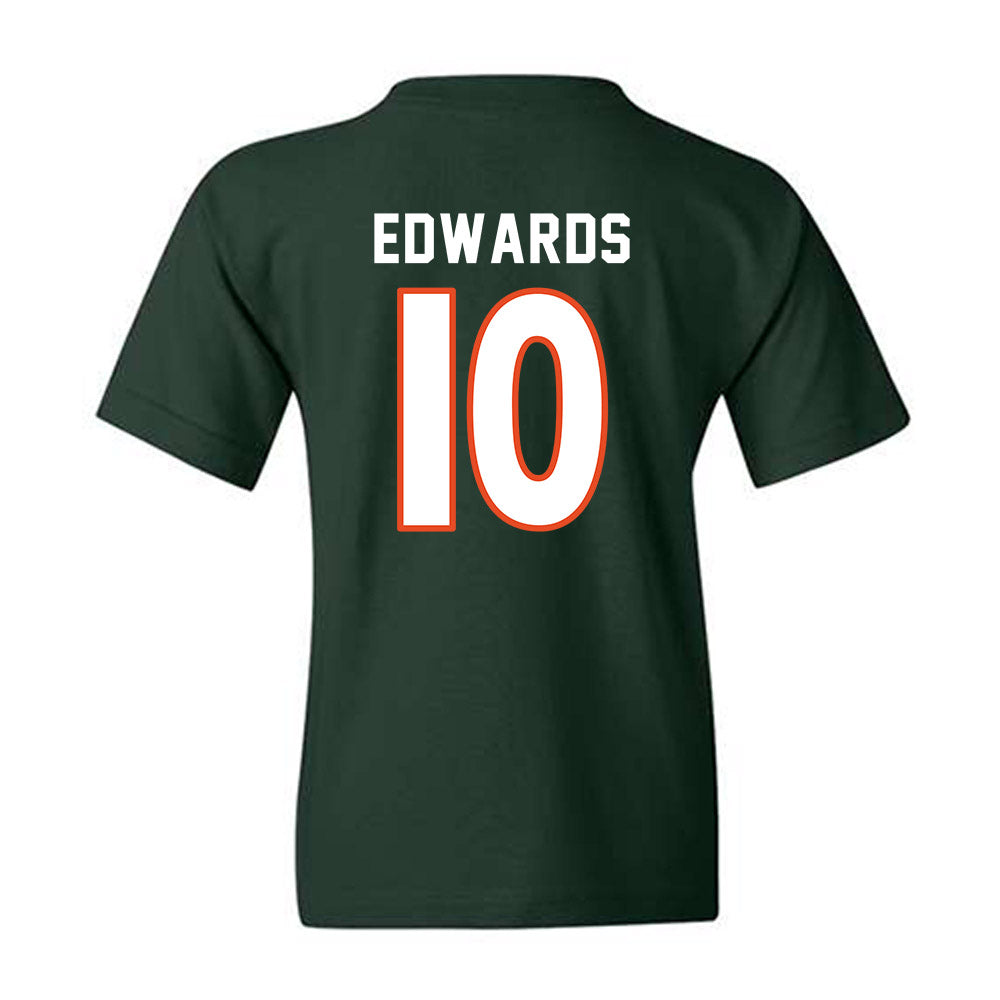 Miami - NCAA Women's Soccer : Julia Edwards - Replica Shersey Youth T-Shirt